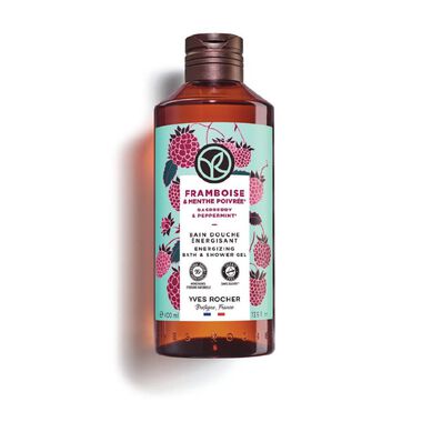 faces raspberry peppermint energizing bath shower gel
